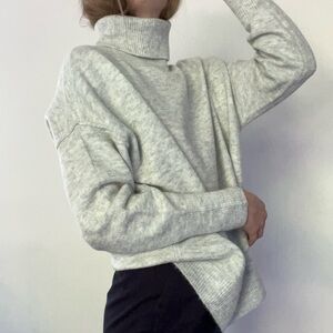 Vince Camuto Heather Grey Turtleneck